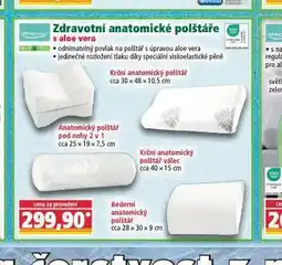 Norma Zdravoní anatomické polštáře nabídka