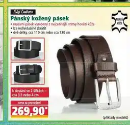 Norma Pánský kožený pásek nabídka