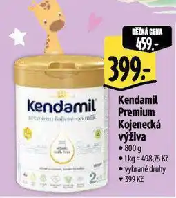 Albert Kendamil kojenecká výživa nabídka