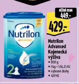 Albert Nutrilon kojenecká výživa nabídka