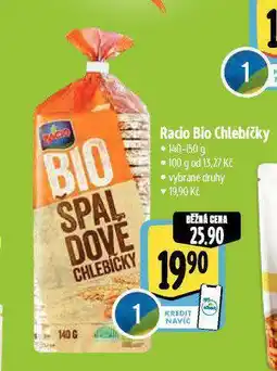 Albert Racio bio chlebíčky nabídka