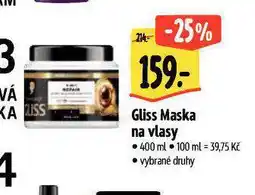 Albert Gliss maska na vlasy nabídka
