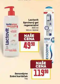 Billa Sensodyne zubní kartáčky nabídka