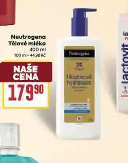 Billa Neutrogena tělové mléko nabídka