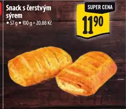 Albert Snack s čerstvým sýrem nabídka