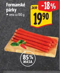 Albert Formanské párky nabídka