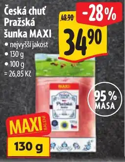 Albert Česká chuť Pražská šunka Maxi nabídka