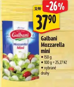 Albert GALBANI Mozzarella mini nabídka