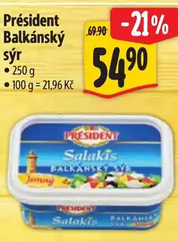 Albert Président Balkánský sýr nabídka