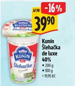 Albert Kunín Šlehačka de luxe 40% nabídka