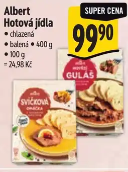 Albert Albert Hotová jídla nabídka