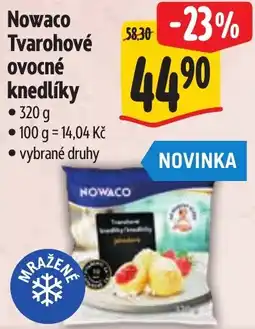 Albert NOWACO Tvarohové ovocné knedlíky nabídka