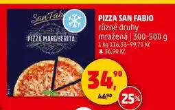 Penny Market PIZZA MARGHERITA SAN FABIO různé druhy mražená, 300-500 g nabídka