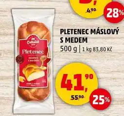 Penny Market PLETENEC MÁSLOVÝ S MEDEM, 500 g nabídka