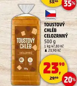 Penny Market TOUSTOVÝ CHLÉB CELOZRNNÝ, 500 g nabídka