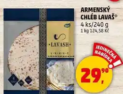 Penny Market ARMENSKÝ CHLÉB LAVAŠ, 4 ks/240 g nabídka