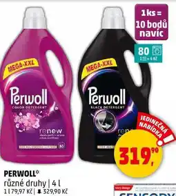 Penny Market PERWOLL různé druhy, 4 l nabídka
