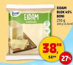 Penny Market EIDAM BLOK 45% BONI, 250 g nabídka
