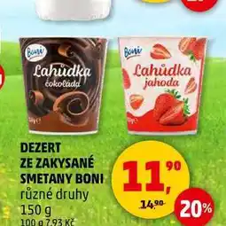 Penny Market DEZERT ZE ZAKYSANÉ SMETANY BONI různé druhy, 150 g nabídka