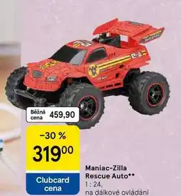 Tesco Maniac-Zilla Rescue Auto 1:24. na dálkové ovládání nabídka