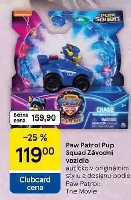 Tesco Paw Patrol Pup Squad Závodní vozidlo, styl The Movie nabídka
