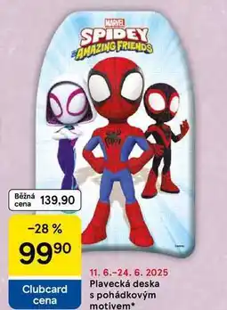 Tesco Plavecká deska s pohádkovým motivem nabídka