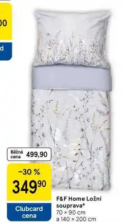 Tesco F&F Home Ložní souprava, 70 x 90 cm a 140 x 200 cm nabídka