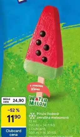 Tesco Pirulo Vodová zmrzlina melounová, 73 ml nabídka