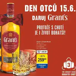 Tesco Grant's Triple Wood 40%, 0,7 l nabídka
