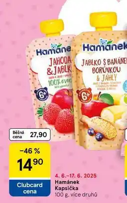 Tesco Hamánek Kapsička, 100 g. více druhů nabídka