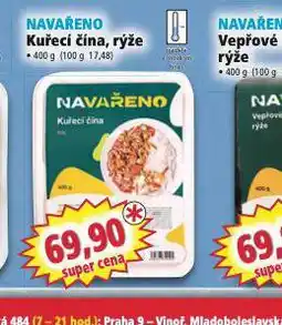 Norma Kuřecí čína, rýže nabídka