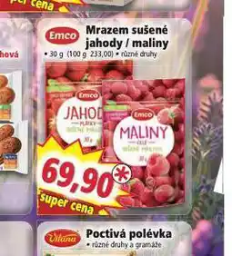 Norma Mrazem sušené ovoce jahody / maliny nabídka