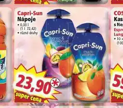 Norma Capri sun nápoje nabídka