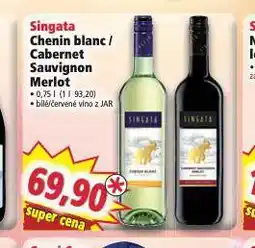 Norma Singata cabertet sauvignon nabídka
