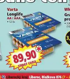 Norma Varta longlife nabídka