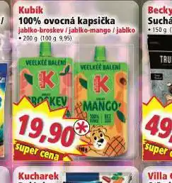 Norma Kubík 100% ovocná kapsička nabídka
