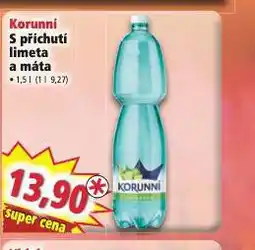 Norma Korunní s příchutí limeta a máta nabídka