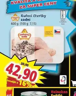 Norma Kuřecí zadní čtvrtky nabídka