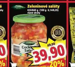 Norma Zelené saláty nabídka