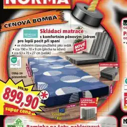 Norma Skládací matrace nabídka
