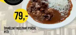 Jip Španělský rozlítaný ptáček, rýže nabídka
