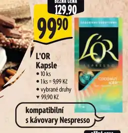 Albert L'OR Kapsle nabídka