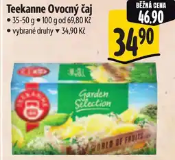 Albert TEEKANNE Ovocný čaj nabídka