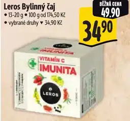 Albert LEROS Bylinný čaj nabídka