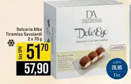 Jip DOLCERIA ALBA Tiramisu savoiardi nabídka
