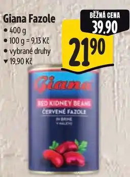 Albert GIANA Fazole nabídka