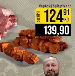 Jip Vepřový špíz pikant nabídka