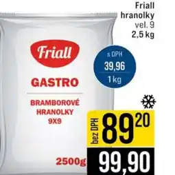 Jip FRIALL Hranolky nabídka
