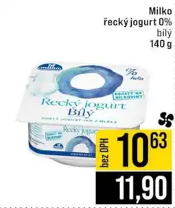 Jip Milko řecký jogurt 0%: nabídka
