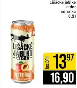 Jip Lišácké jablko cider nabídka